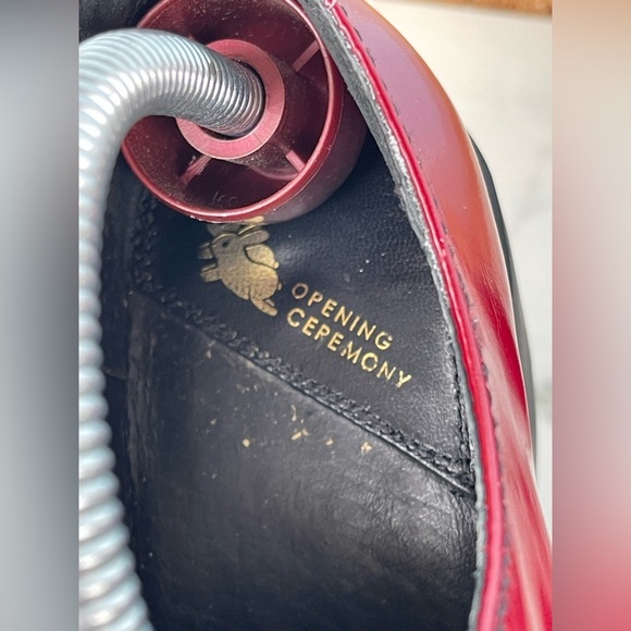 Opening Ceremony Grunge Oxfords red- burgundy shoes size 39/8 - Picture 4 of 9